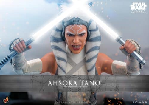 Hot Toys Ahsoka Tano White Variant Sixth Scale Figure Star Wars Limited Collectible