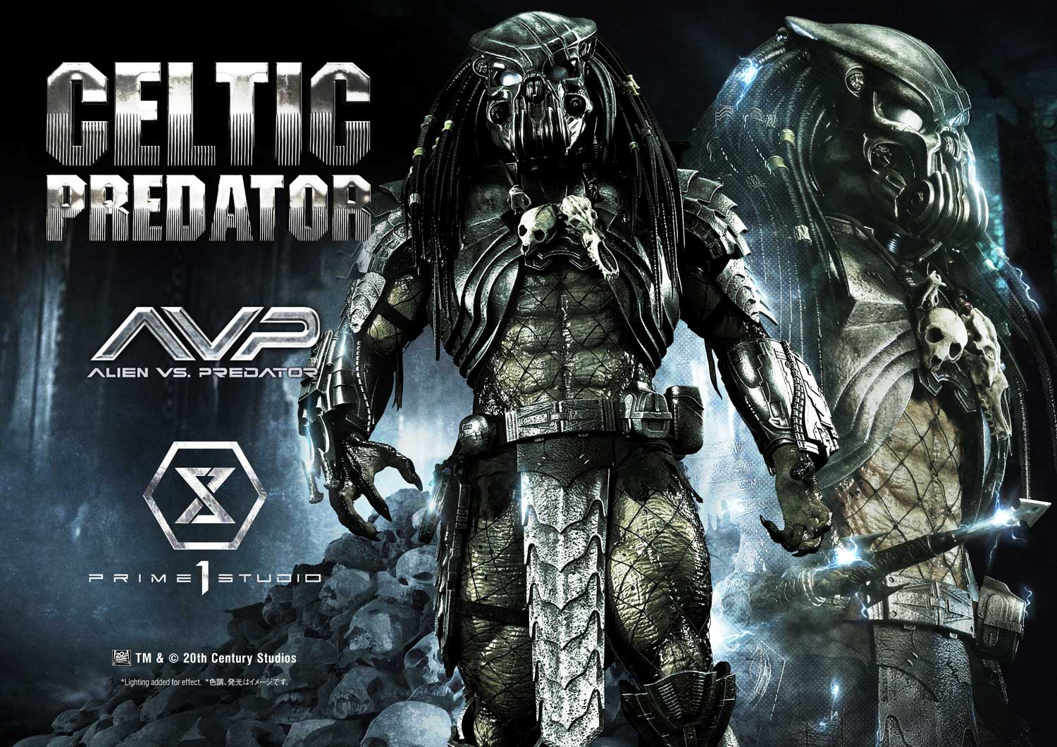 MMPR-05_a23 Prime 1 Studio Celtic Predator Statue 1/3 Scale Alien Vs Predator Collectible