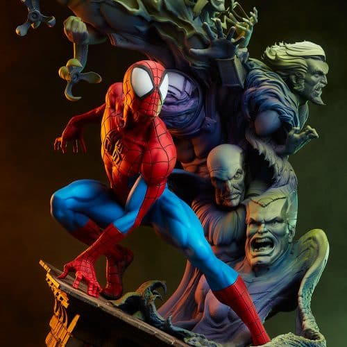 Spider-Man Premium Format Figure Sinister Six Diorama Marvel Limited Collectible
