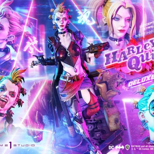 Prime 1 Studio Cyberpunk Harley Quinn Statues Ultimate Premium Masterline Collectible