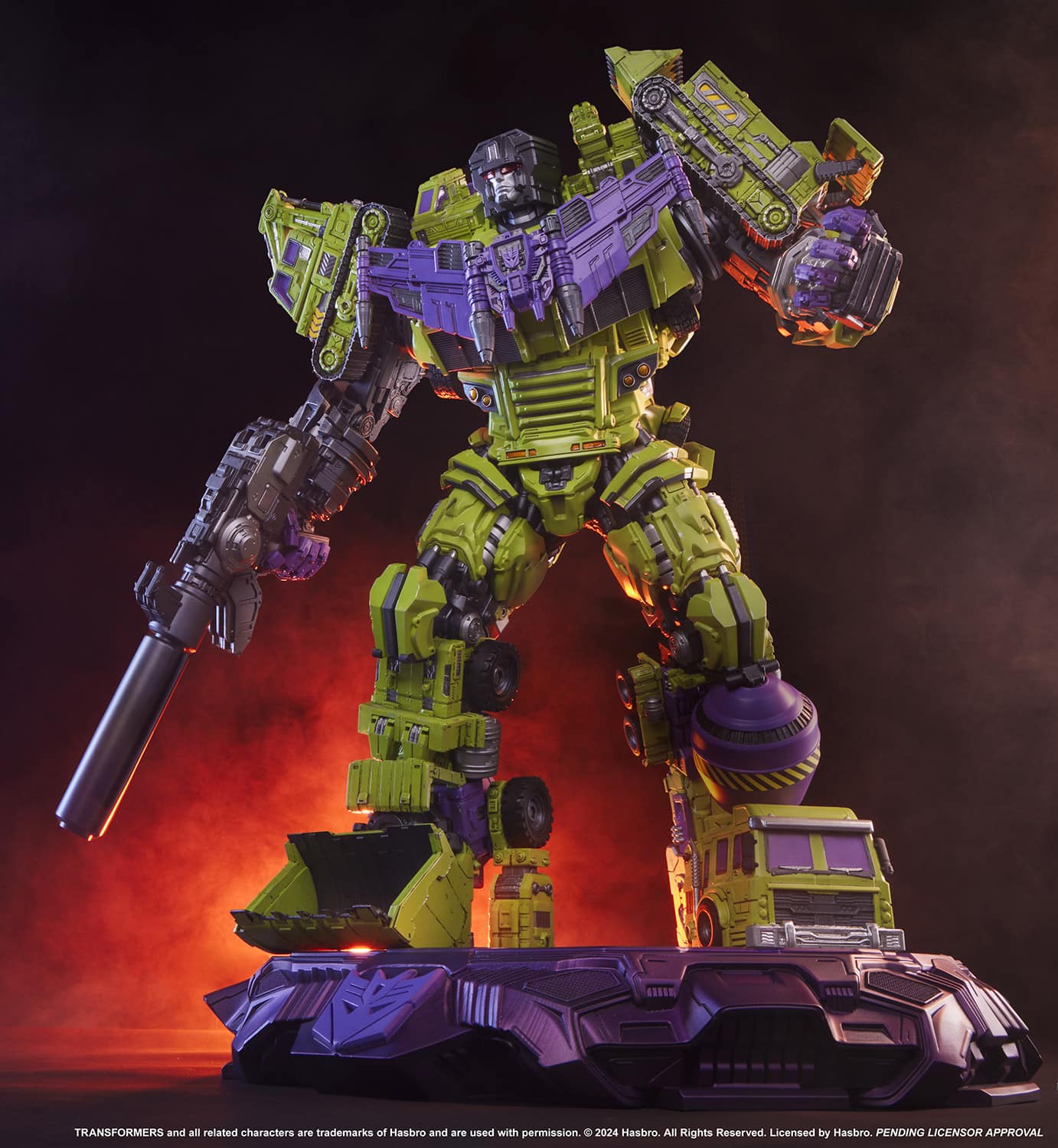 PCS Devastator Statue Transformers Limited Collectible