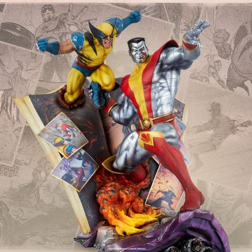 Sideshow Collectibles Fastball Special: Colossus and Wolverine Statue Marvel Limited Collectible