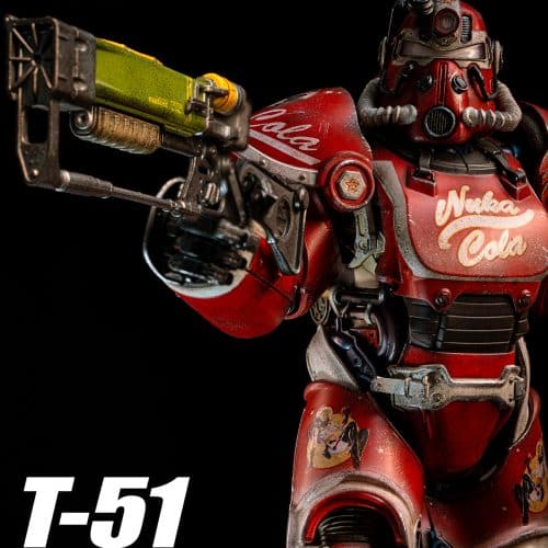 ThreeZero T-51 Nuka Cola Power Armor Sixth Scale Figure Fallout Limited Video Game Collectible