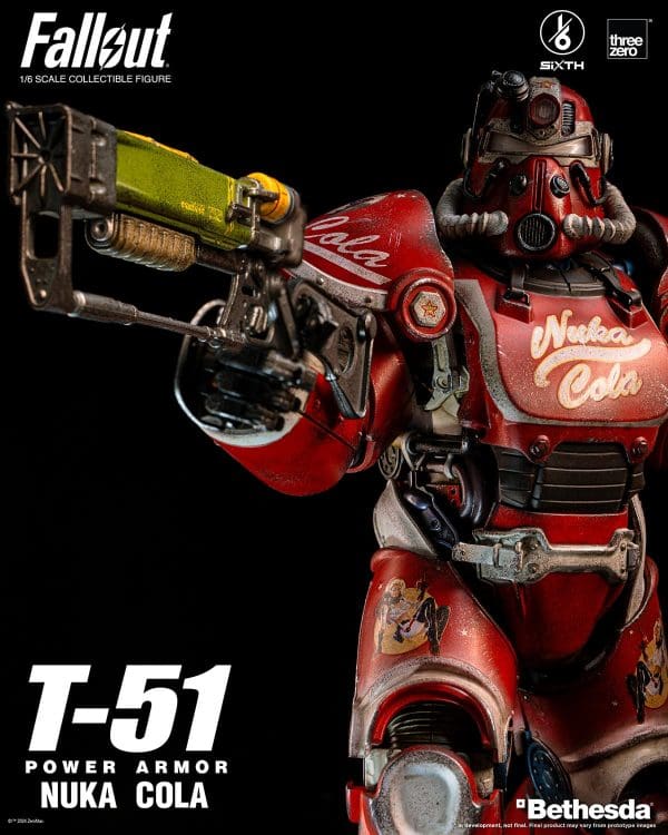 ThreeZero T-51 Nuka Cola Power Armor Sixth Scale Figure