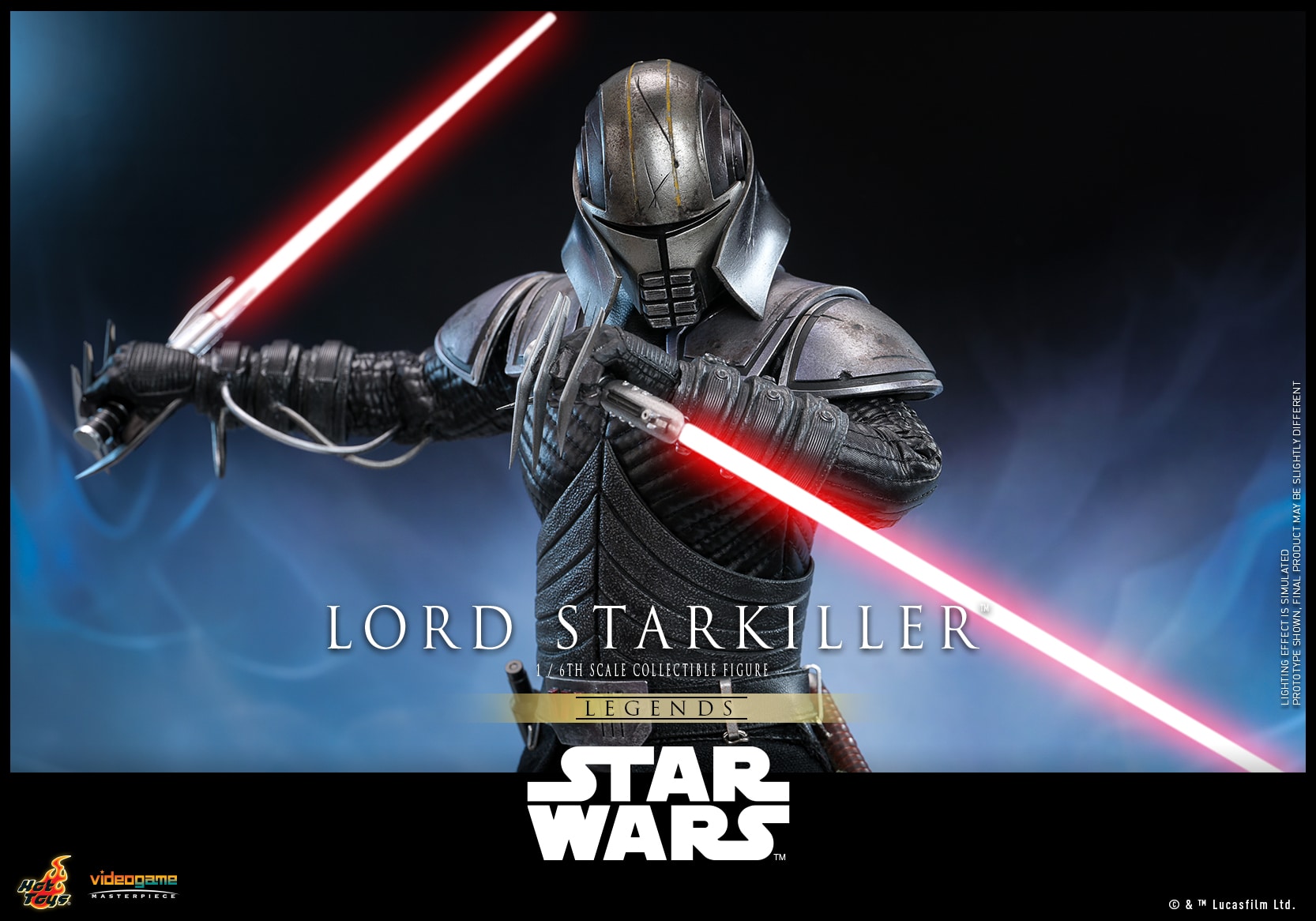 Hot Toys Lord Starkiller Sixth Scale Figure Star Wars Legends Limited Collectible