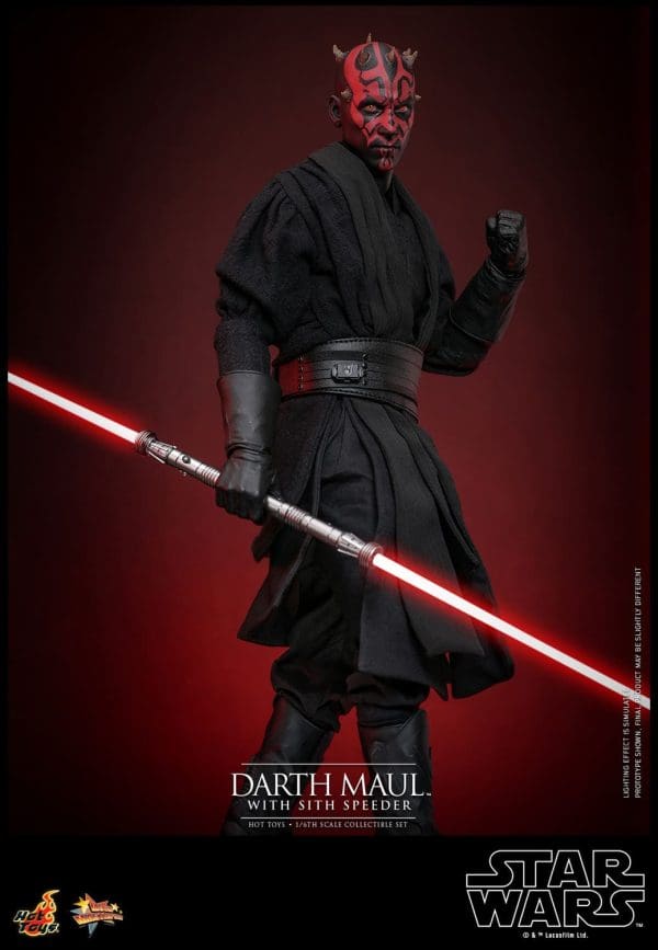 Hot Toys Darth Maul With Sith Speeder Sixth Scale Figure Limited