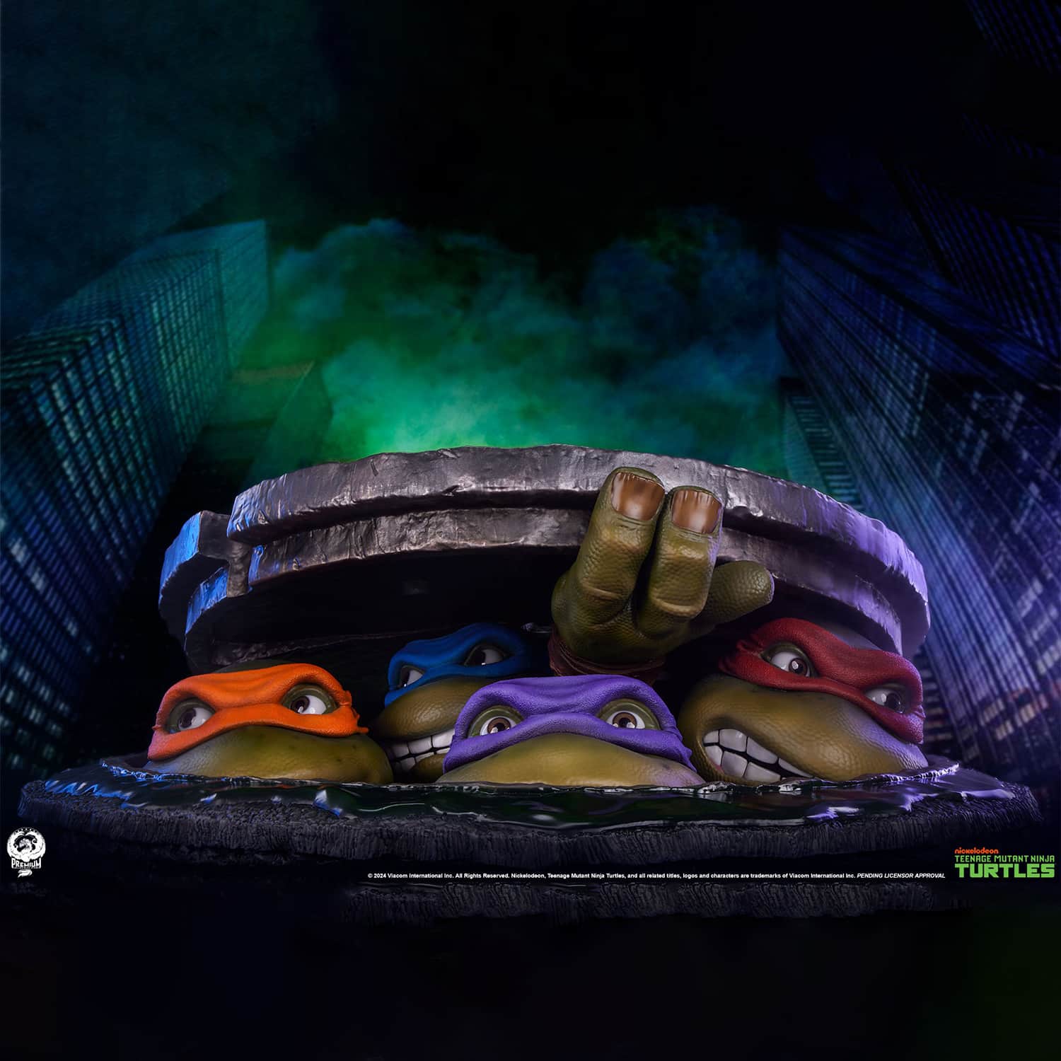 PCS TMNT Underground Diorama Life-Size Statue Teenage Mutant Ninja Turtles Limited Collectible