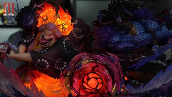Jimei Palace Big Mom And Kaido With Hakai Statue One Piece Limited