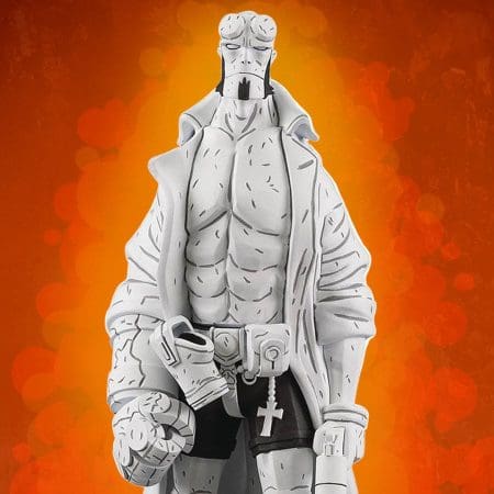 Dark Horse Comics Hellboy Black and White Previews Exclusive Sixth Scale Figure
