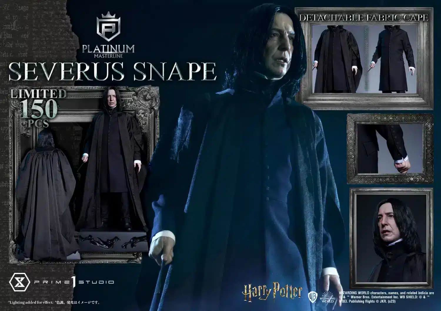 Prime 1 Studio Severus Snape Statue Harry Potter Platinum Masterline Collectible