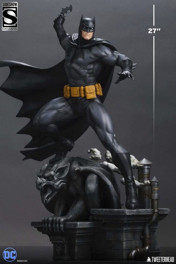 ツイーターヘッド 1/4 スケール バットマン ブラック&グレーエディション Tweeterhead Batman Statue Quarter Scale Maquette Black and Gray