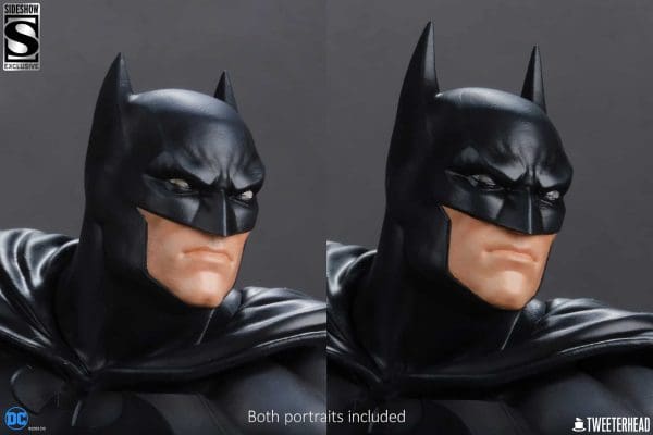 Tweeterhead Batman Statue Quarter Scale Maquette Black and Gray