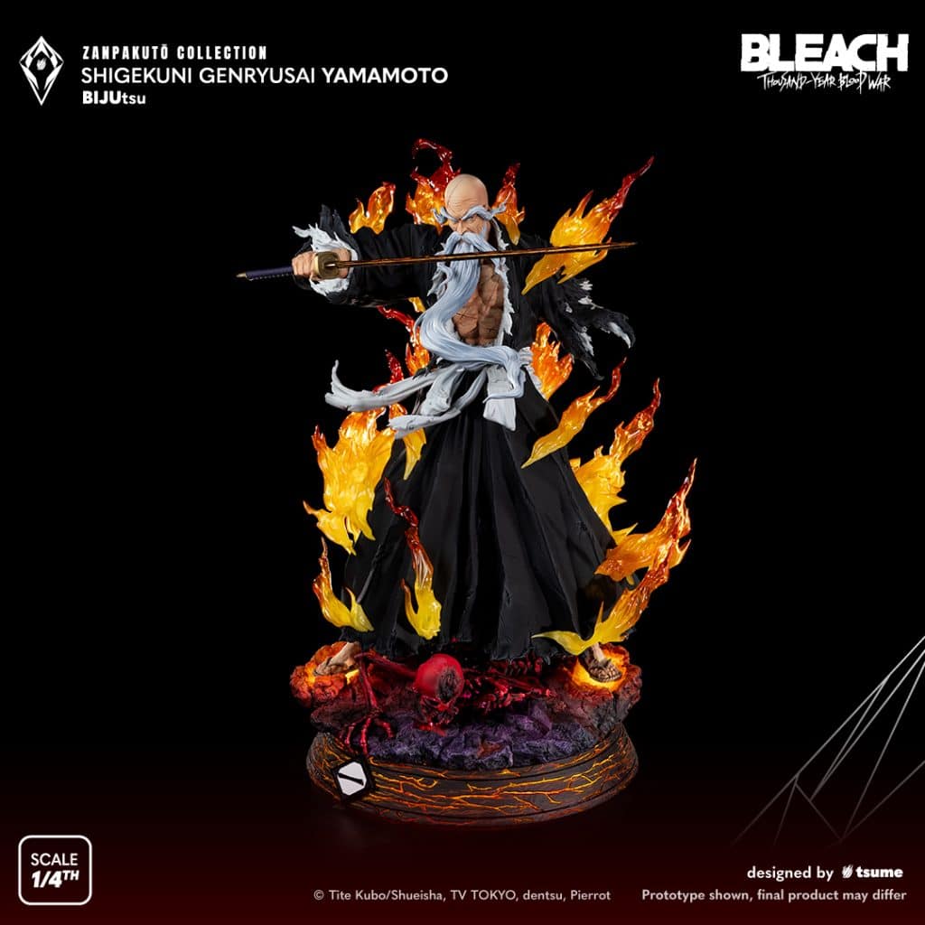 Shigekuni Genryusai Yamamoto Statue BLEACH BIJUtsu Collection - Comic ...