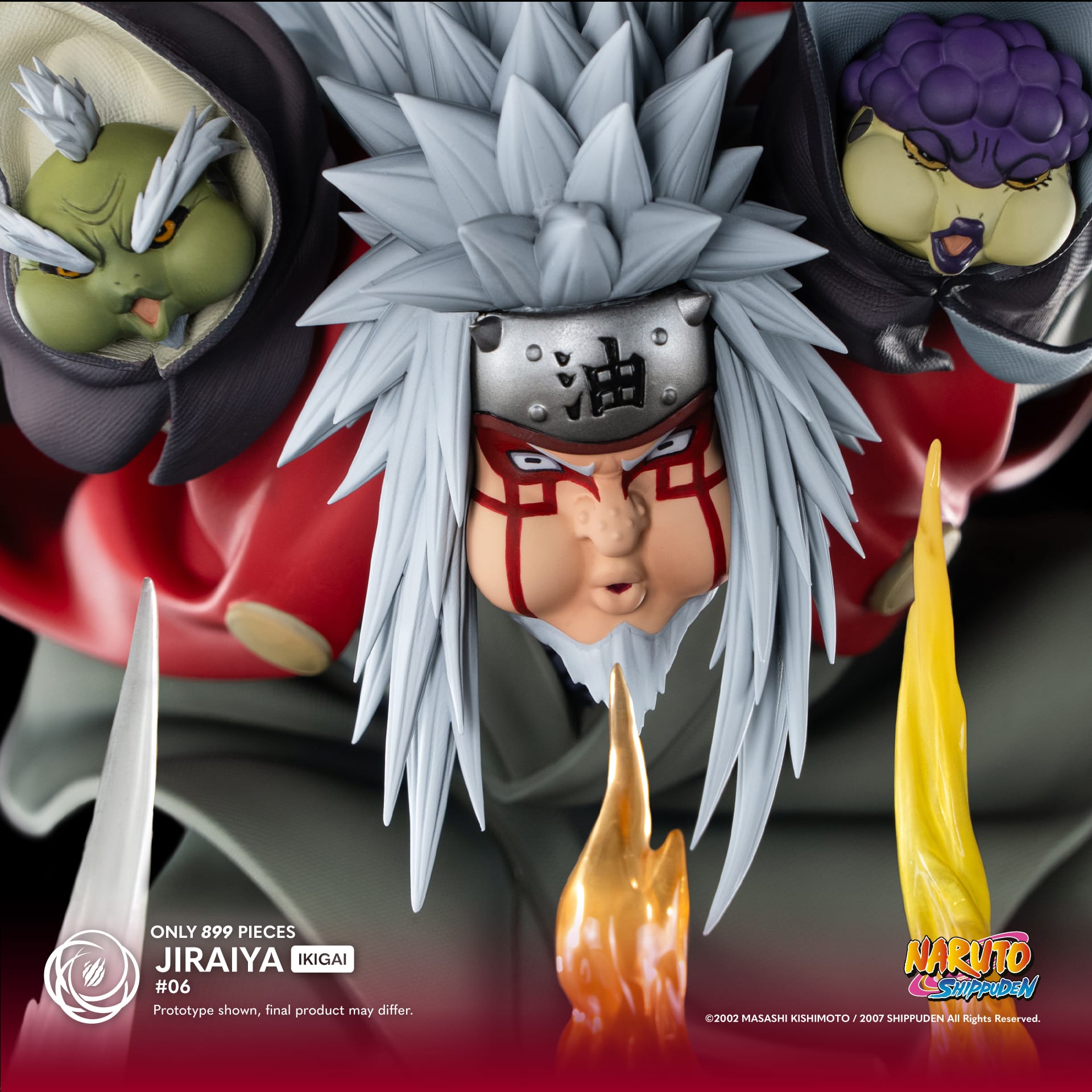 Jaraiya Statue 1/6 Scale Ikigai Limited Edition Naruto Shippuden Collectible