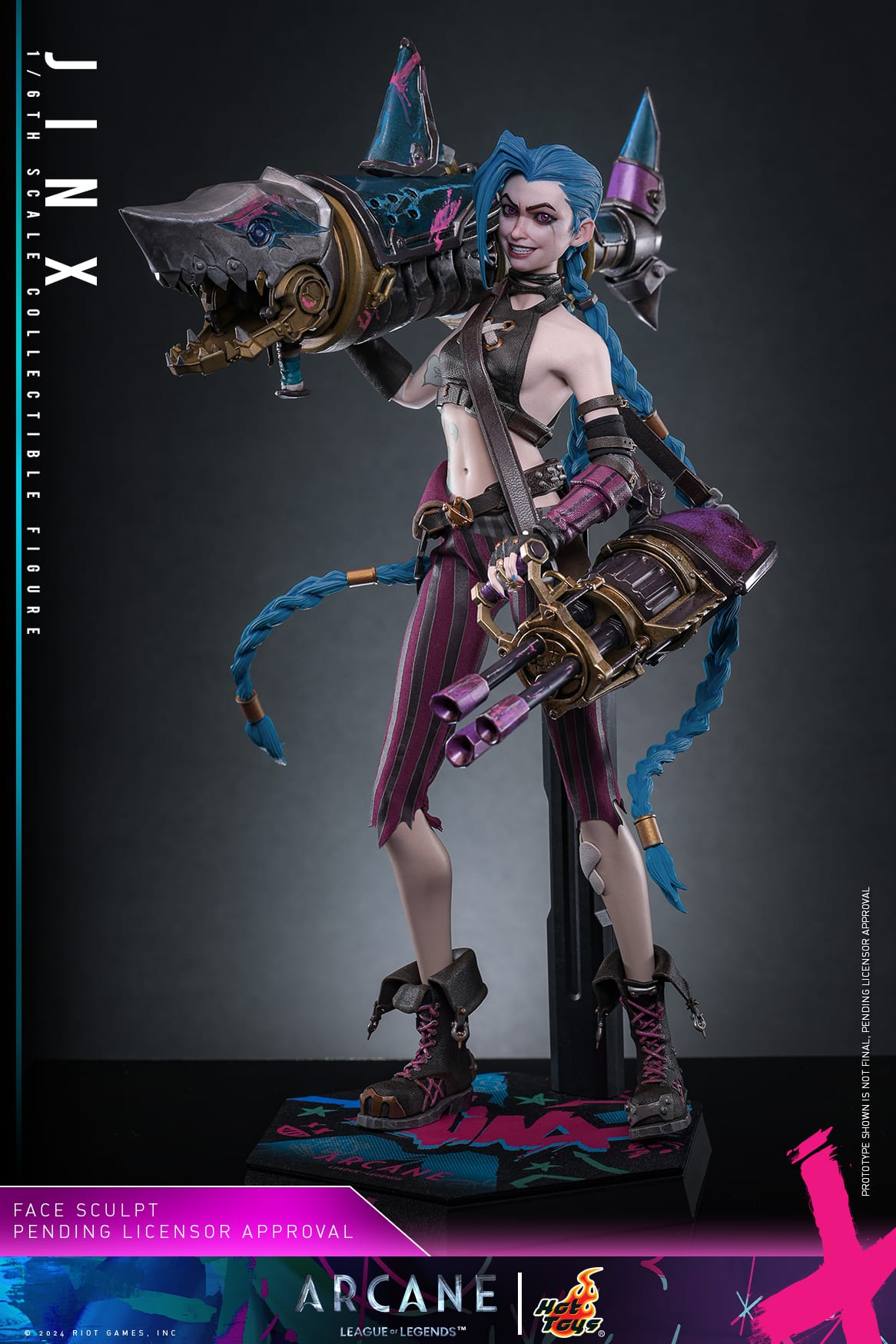 ARCANE Jinx フィギュア Jinx Sixth Scale Figure Arcane Limited Collectible - Comic Concepts