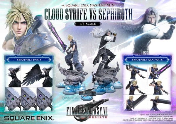 Cloud Strife Vs. Sephiroth Deluxe Statue Set Final Fantasy VII