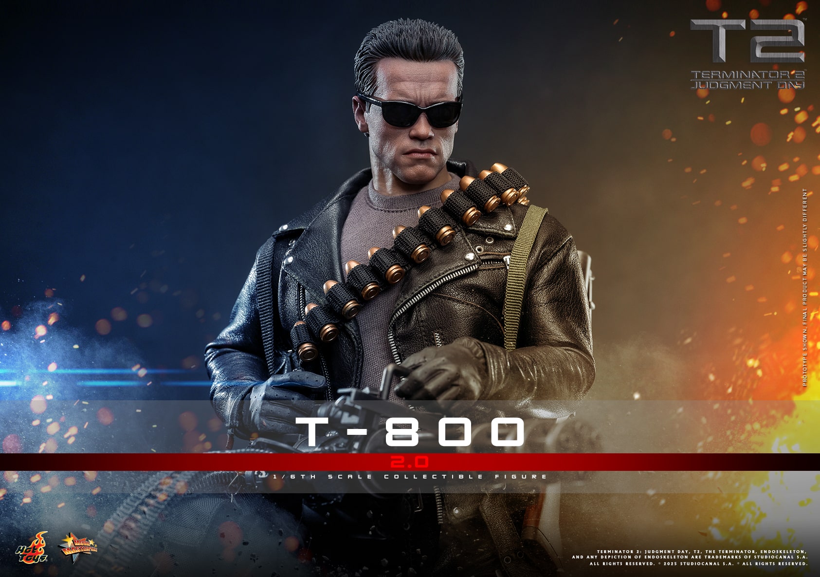 T-800 2.0 Sixth Scale Figure Terminator 2 Limited Collectible