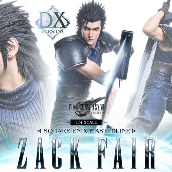 Zack Fair Deluxe Edition Statue Limited Final Fantasy VII Rebirth Collectible