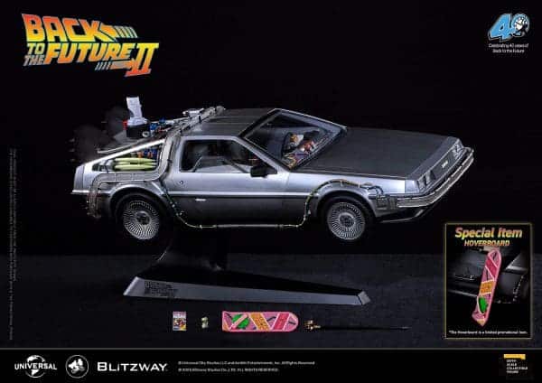 Back To The Future 2 Time Machine Sixth Scale Vehicle 1:6 DeLorean