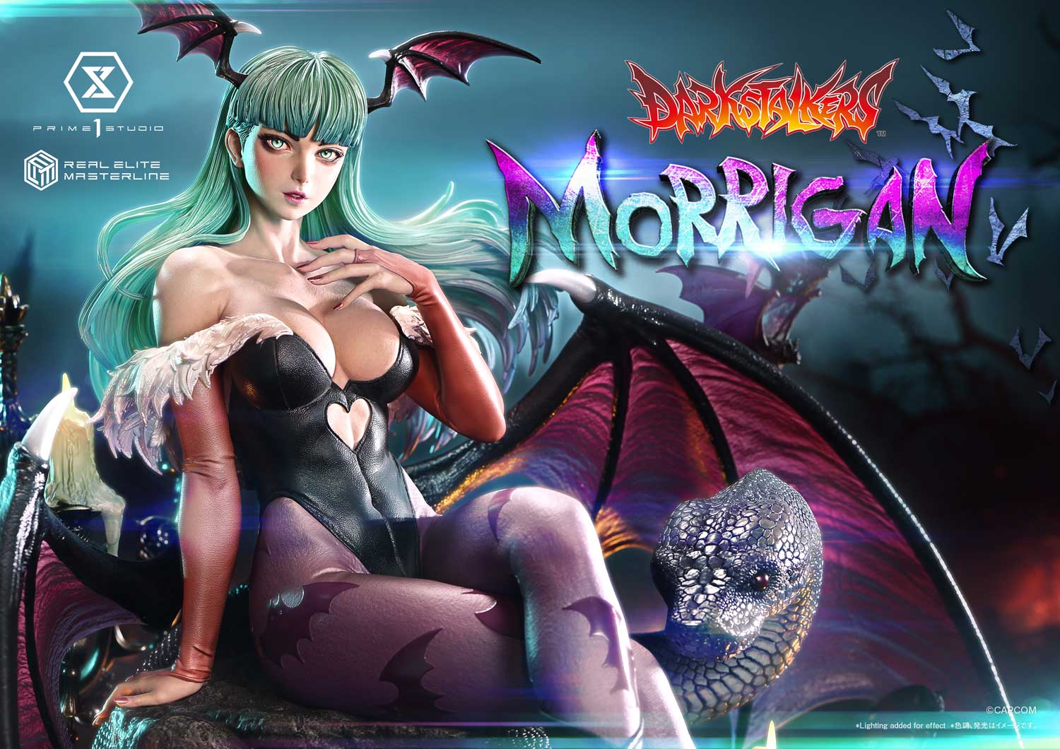 Morrigan Statue Real Elite Masterline Darkstalkers Limited Collectible