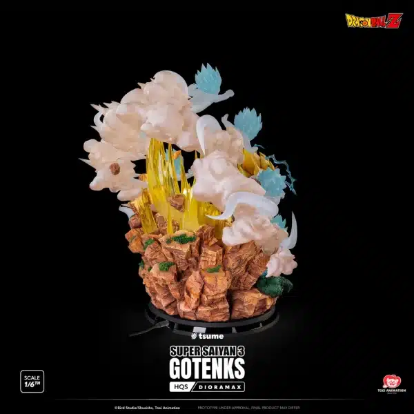 Super Saiyan 3 Gotenks Statue Dioramax HQS 1/6 Scale Dragon Ball Z