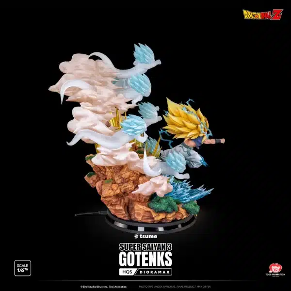 Super Saiyan 3 Gotenks Statue Dioramax HQS 1/6 Scale Dragon Ball Z
