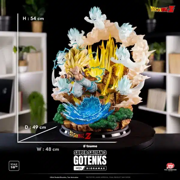 Super Saiyan 3 Gotenks Statue Dioramax HQS 1/6 Scale Dragon Ball Z