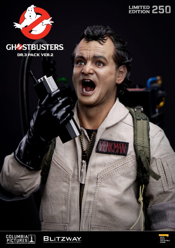 Ghostbusters Dr. 3 Pack Venkman, Stantz, and Spengler Sixth Scale