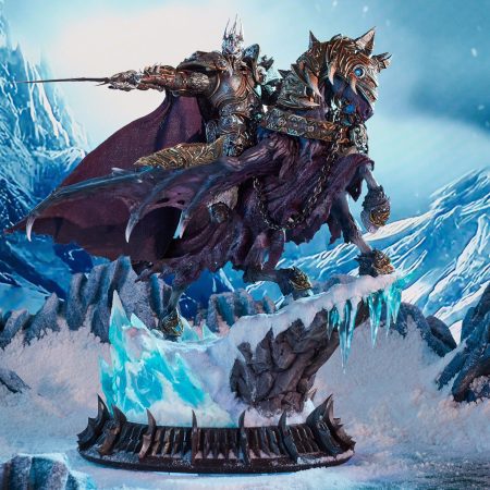 The Lich King & Invincible Statue World Of Warcraft Blizzard Limited Collectible