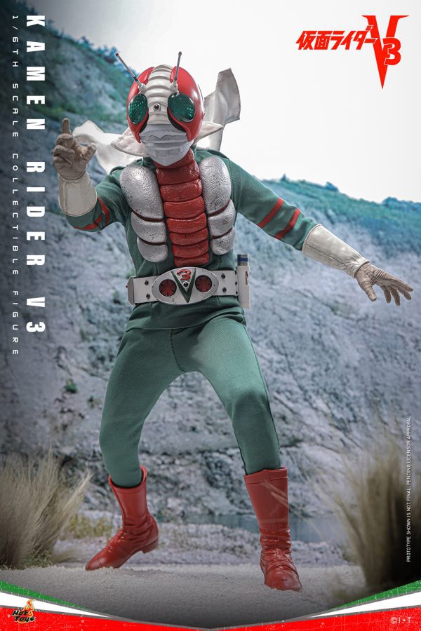 Kamen Rider V3 Sixth Scale Figure By Hot Toys - Comic Concepts