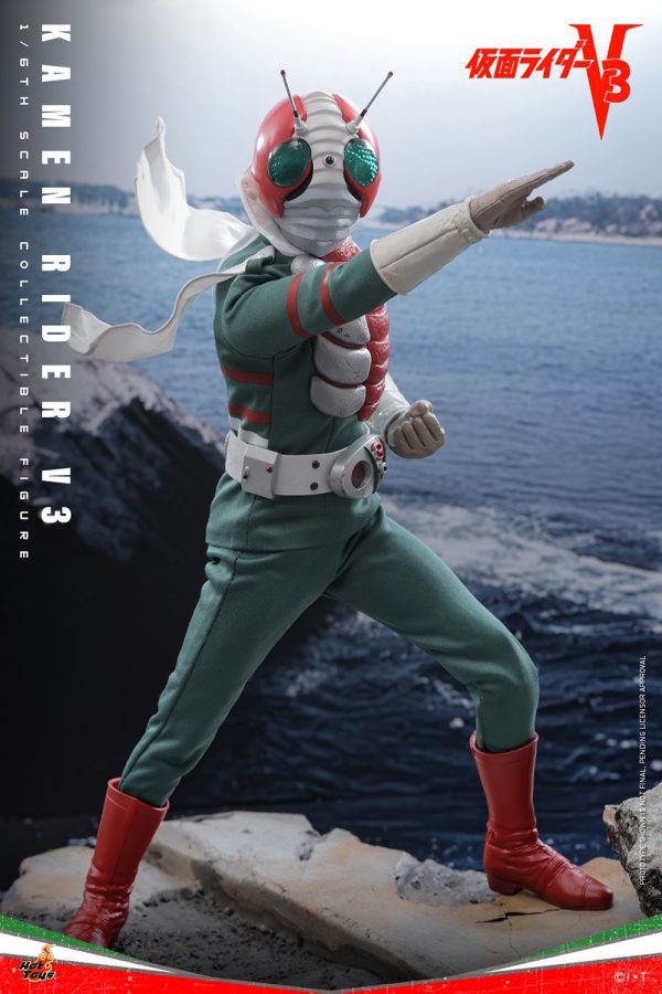 Kamen Rider V3 Sixth Scale Figure By Hot Toys - Comic Concepts