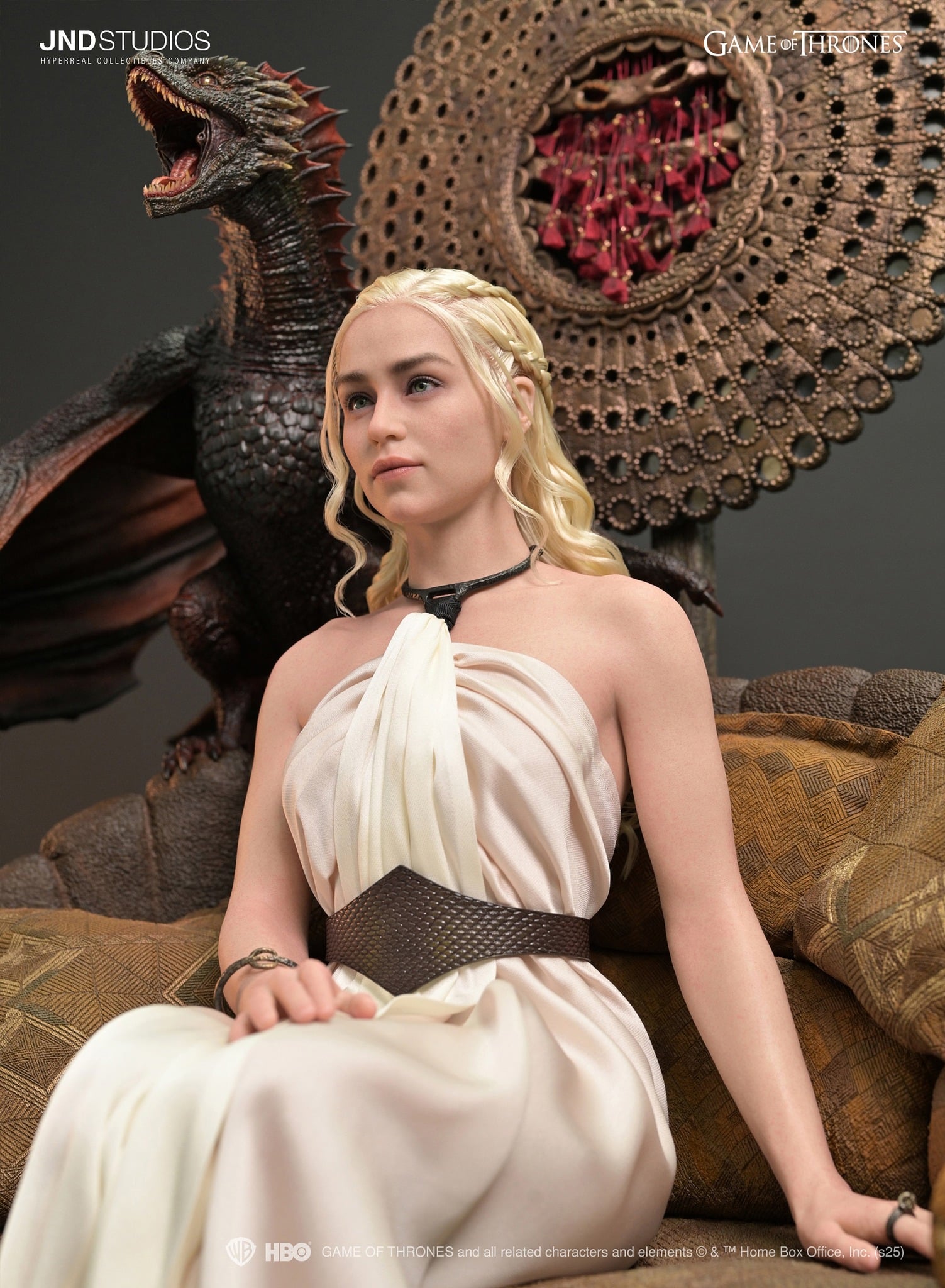 Daenerys Targaryen 1:3 Scale Statue Game Of Thrones Hyper Real Collectible