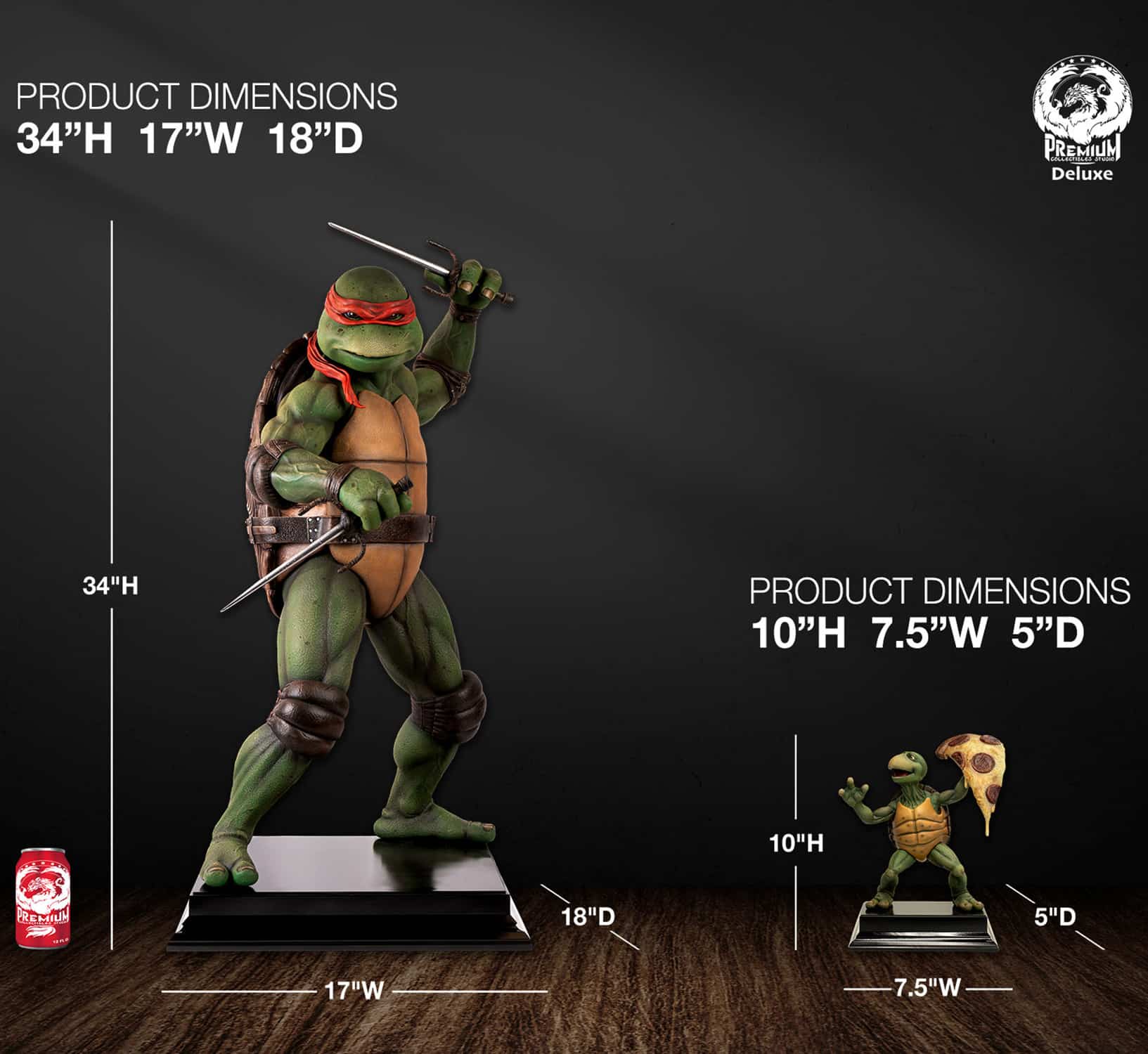 pcs-teenage-mutant-ninja-turtles-tmnt-raphael-deluxe-edition-statue-gallery-68a656570253d