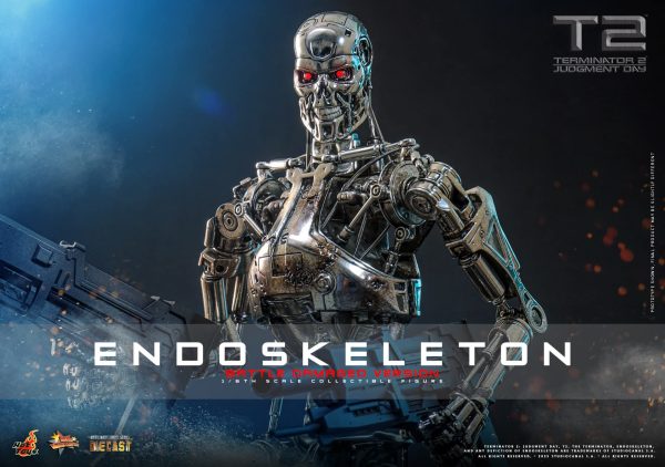 T-800 Indestructible Endoskeleton フィギュア The Terminator 2 Endoskeleton Arnold Schwarzenegger T-800 Action