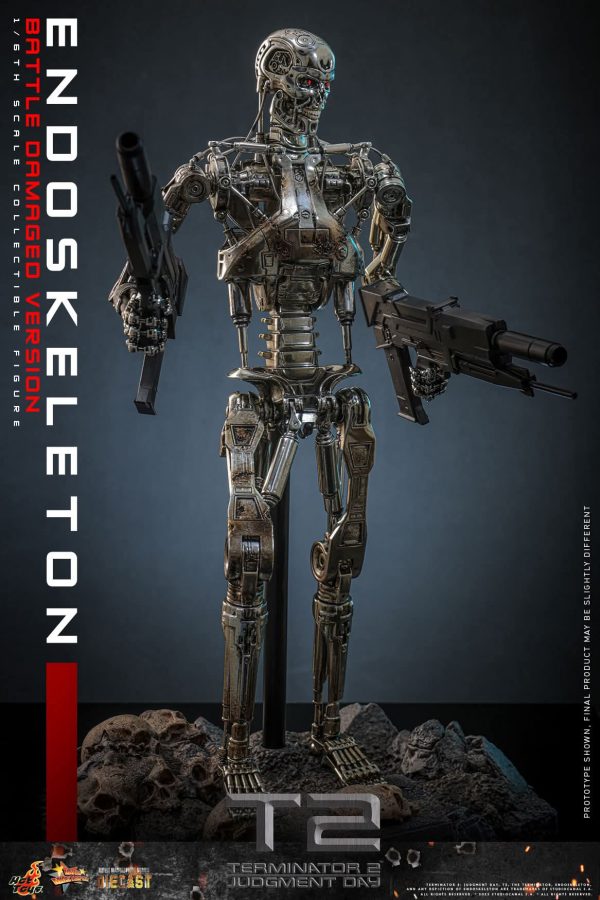 【世界1000体限定】T-800 ENDOSKELETON バトルダメージ T-800 Endoskeleton Battle-Damaged Sixth Scale Figure The