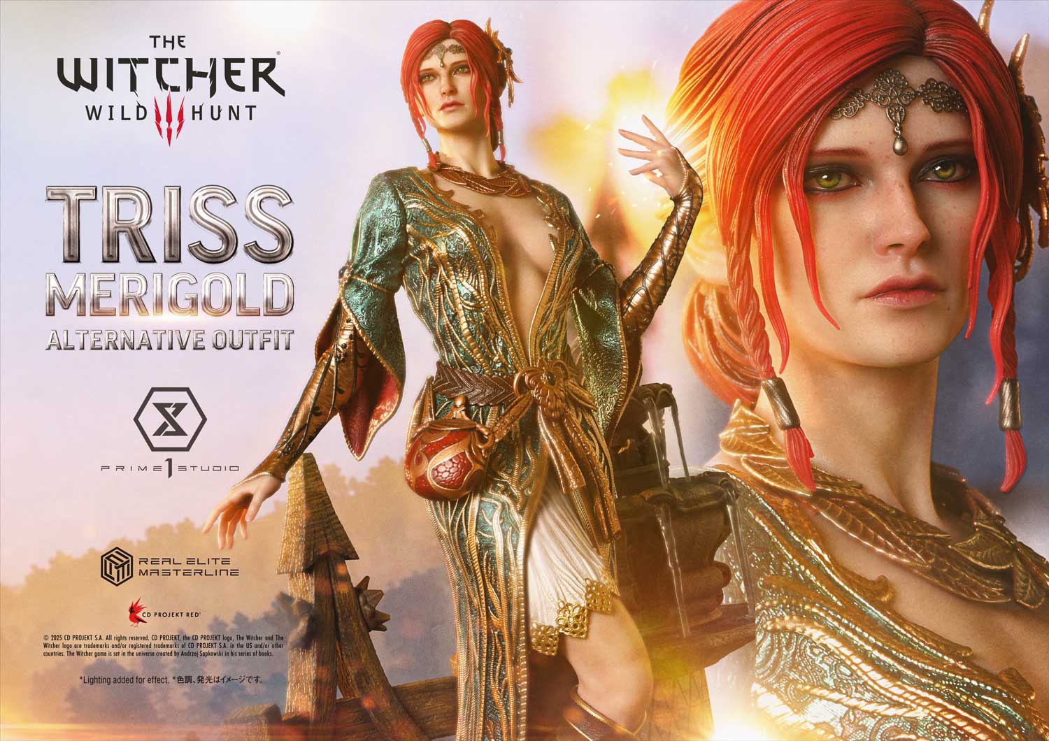 Triss Merigold Statue Alternative Outfit Variant The Witcher 3 Limited Collectible