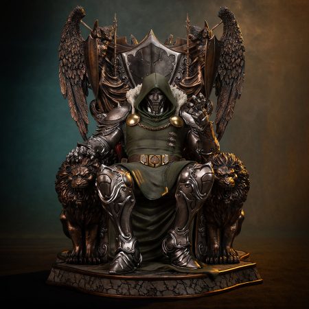 PCS Dr. Doom 1:3 Scale Statue Limited Marvel "On Throne" Collectible