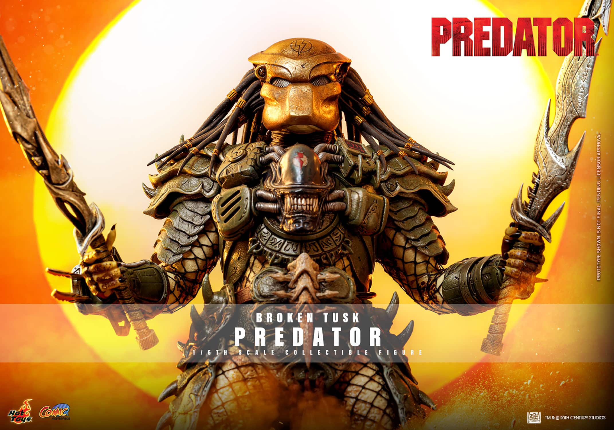 Broken Tusk Predator Sixth Scale Figure Limited Collectible