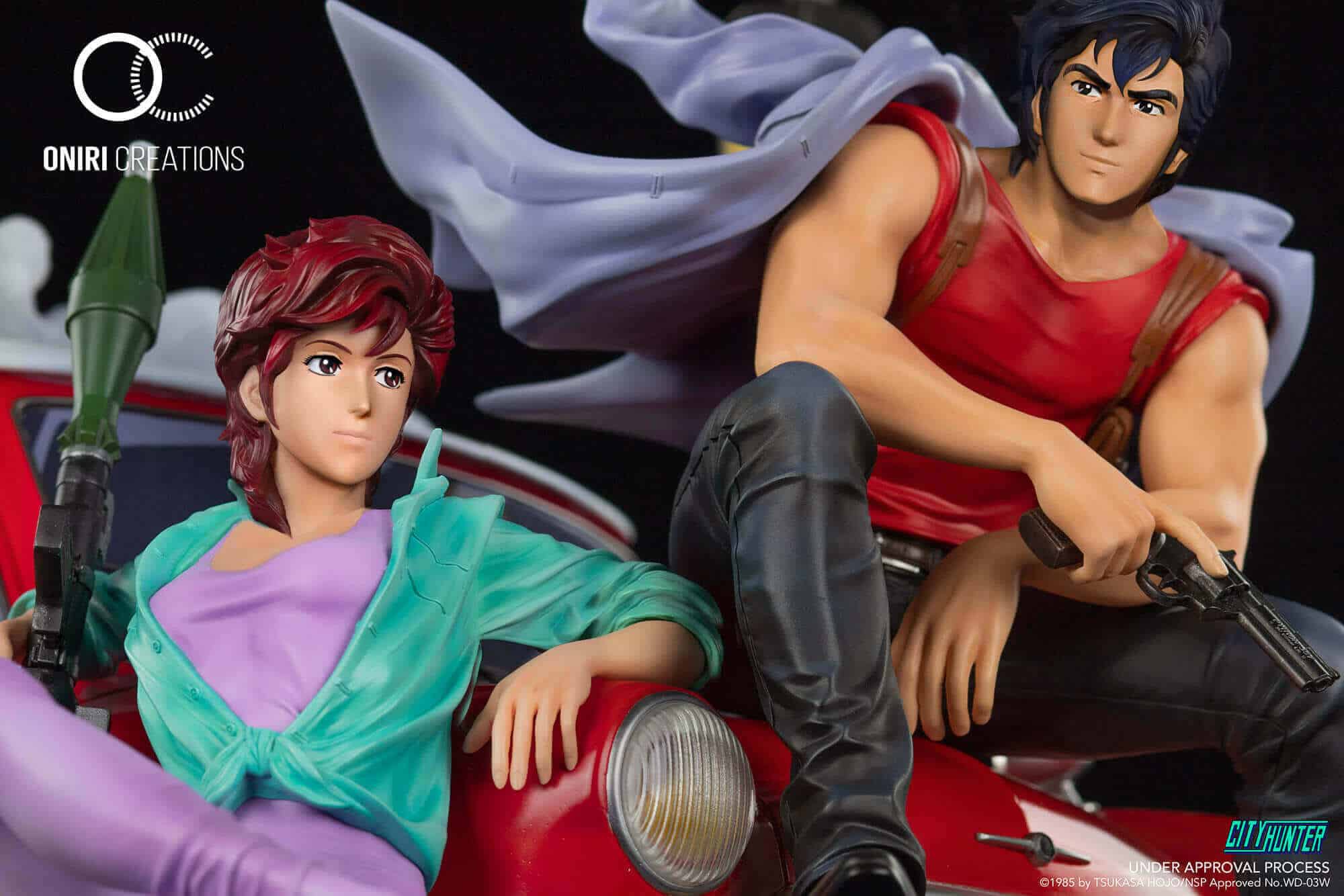 Duo City Hunter 35th Anniversary Statue Ryo and Kaori