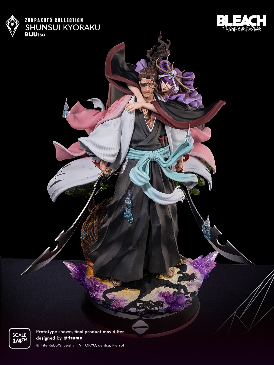 Shunsui Kyoraku Statue BIJUtsu BLEACH Zanpakuto Collection