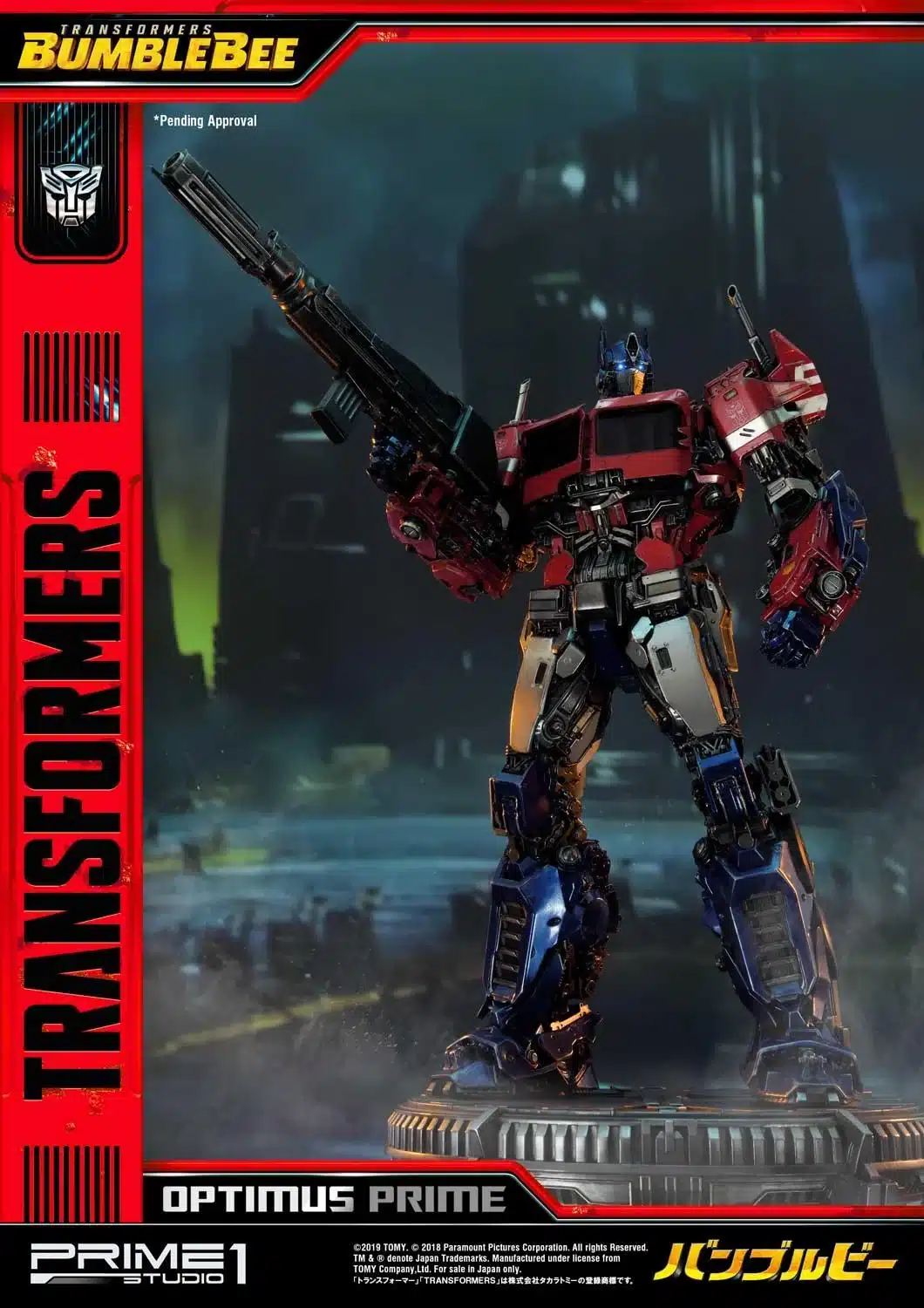Optimus Prime Statue Transformers Bumblebee Film Limited Collectible Exclusive Edition