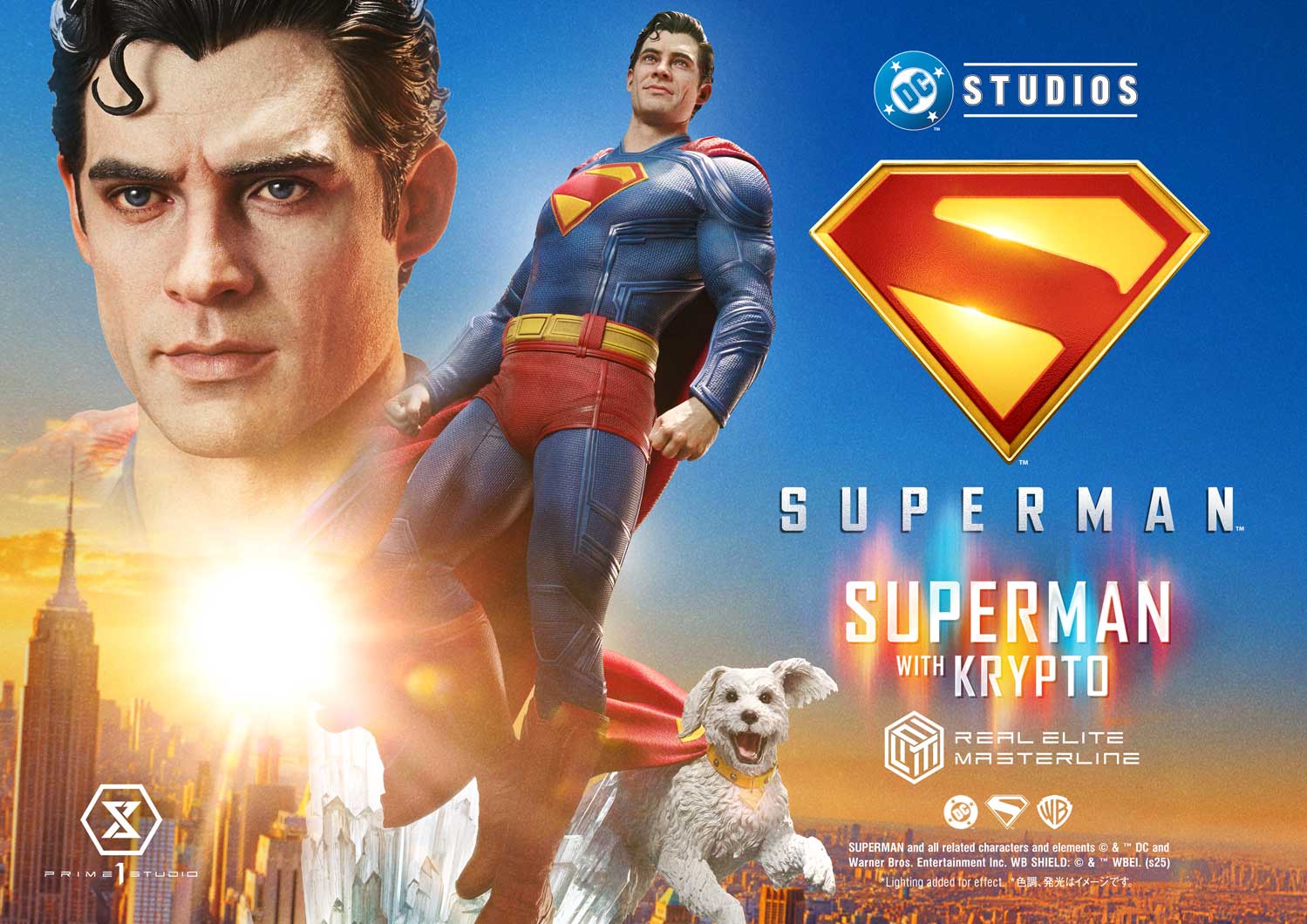 Superman With Krypto Statue David Corenswet Limited Collectible