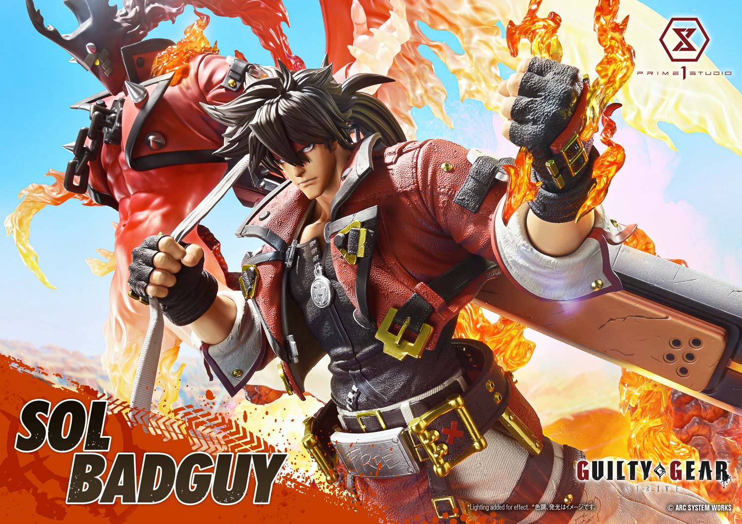 Sol Badguy Statue Guilty Gear Strive Limited Collectible