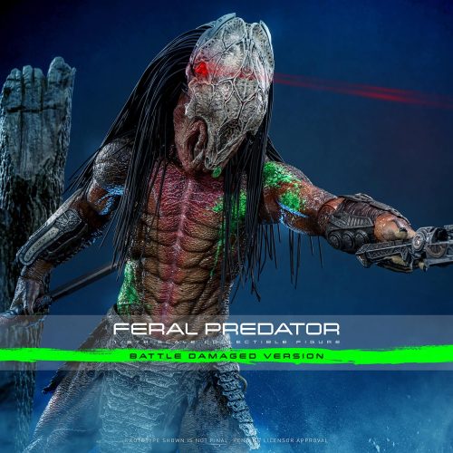 Feral Predator Sixth Scale Figure Battle Damaged Version PREY Limited Collectible