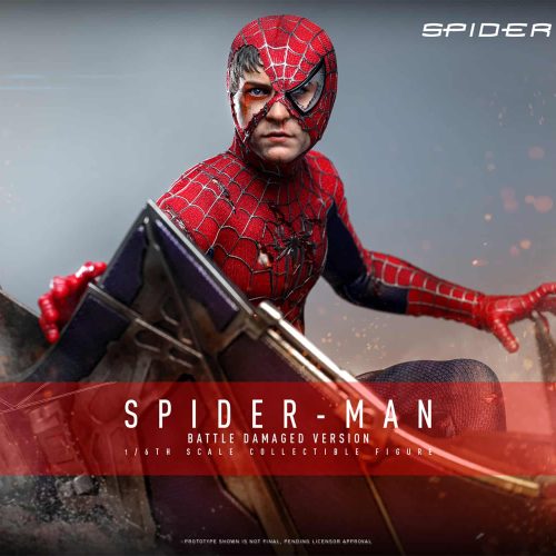 Spider-Man Battle Damaged Sixth Scale Figure Tobey Maguire Variant
