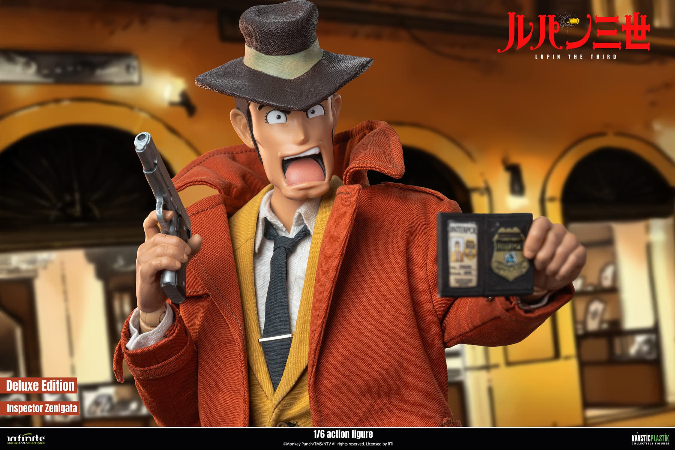 Inspector Koichi Zenigata Sixth Scale Figure Deluxe Lupin The 3rd Limited Collectible