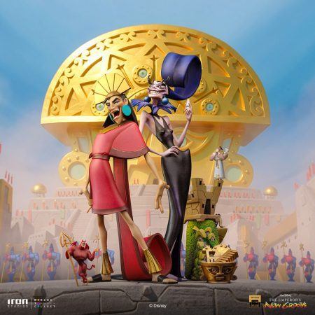 Kuzco and Yzma Deluxe Statue Emperor's New Groove Limited Collectible