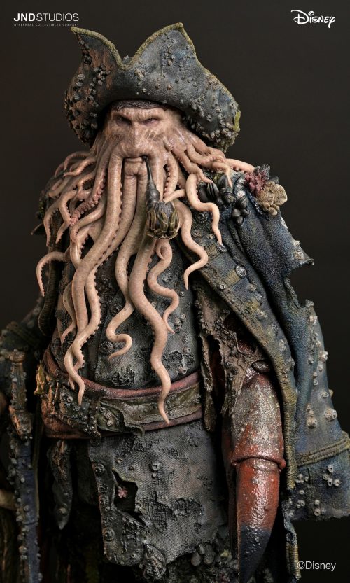 Jack Sparrow and Davy Jones Hyperreal 1/3 Scale Statue Set Limited