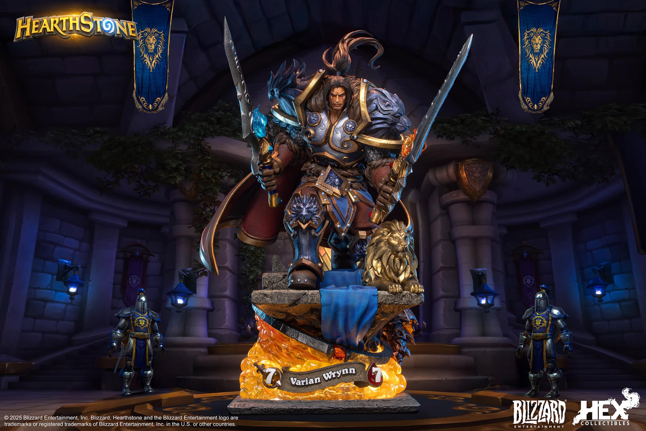 Varian Wrynn Statue 1:6 Scale Warcraft Limited Collectible