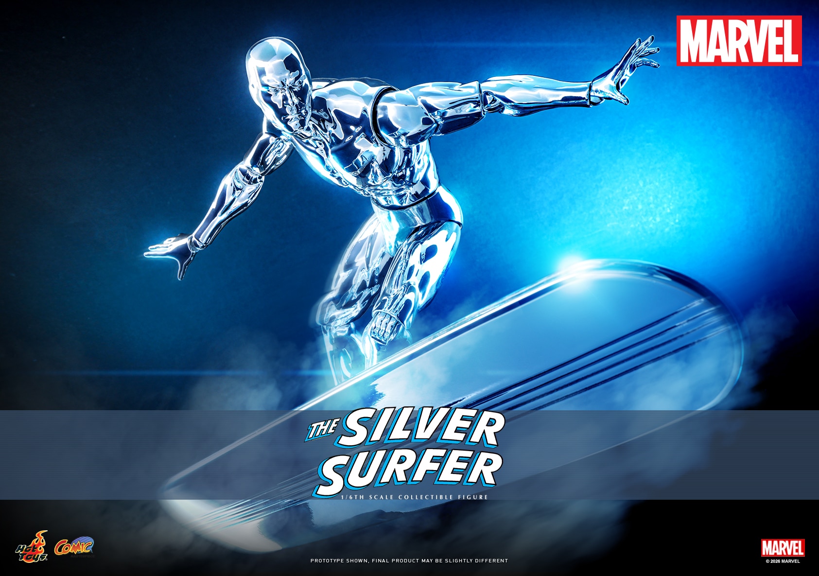Silver Surfer Sixth Scale Figure MARVEL Comics Limited Collectible